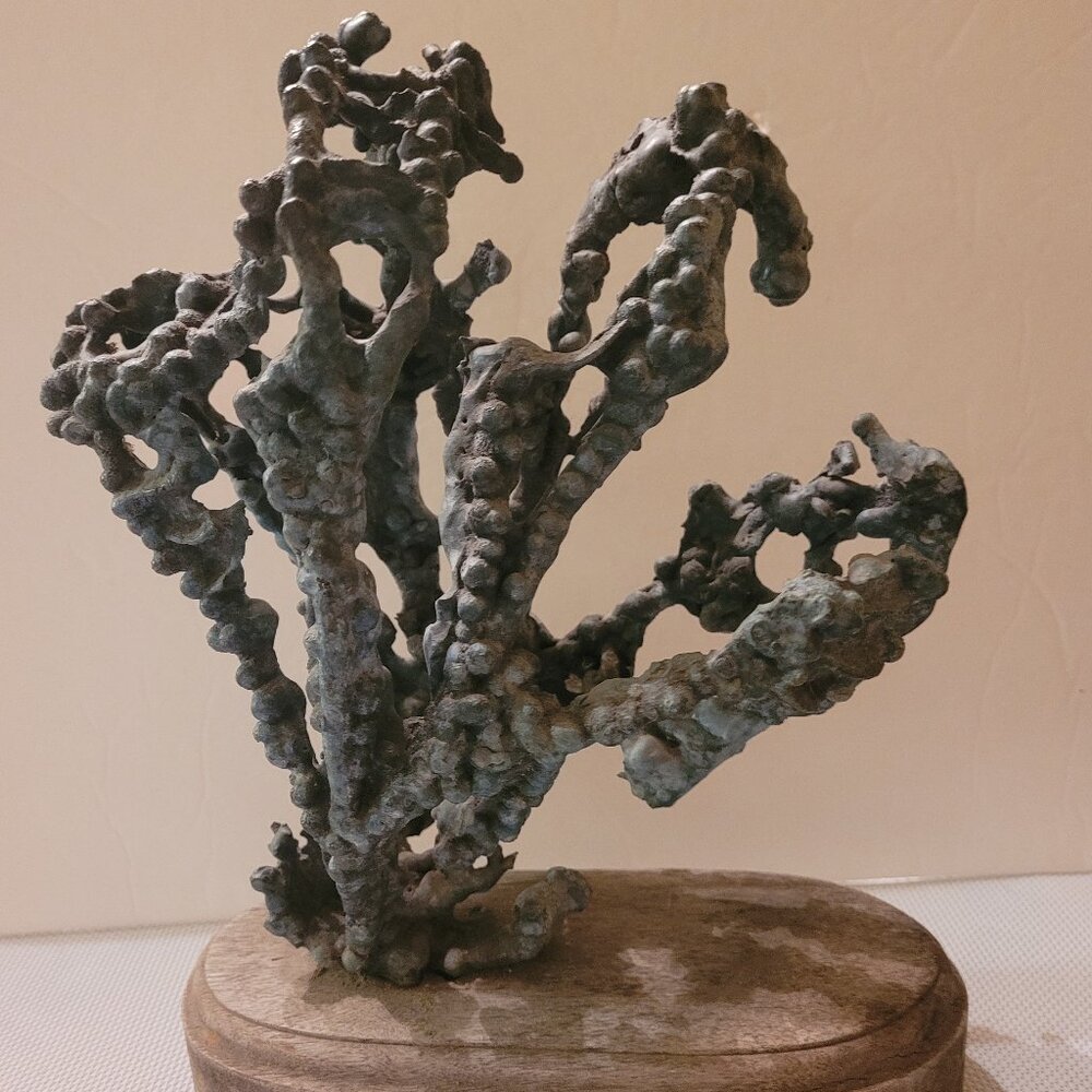 UNIQUE ORGANIC PIECE OF ART! Cast Bronze Ant Hill Sculpture - VINTAGE- BRUTALIST